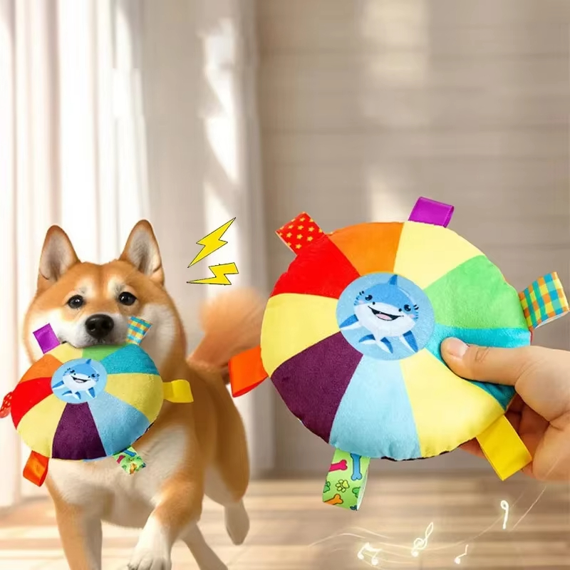 Flying Disc Dog Training Toy - Mainan Anjing Berbentuk Cakram Terbang Interaktif