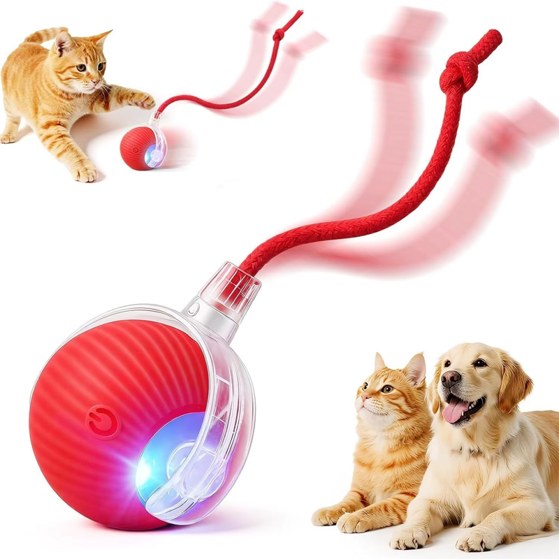 Automatic Moving Dog Ball - Mainan Bola Interaktif Anjing Baru, Bola