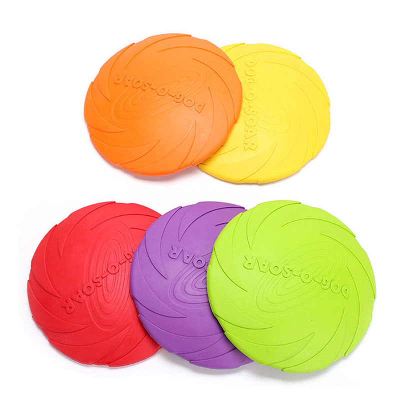 Flying Disc Dog Training Toy - Mainan Piring Cakram Terbang Anjing Peliharaan