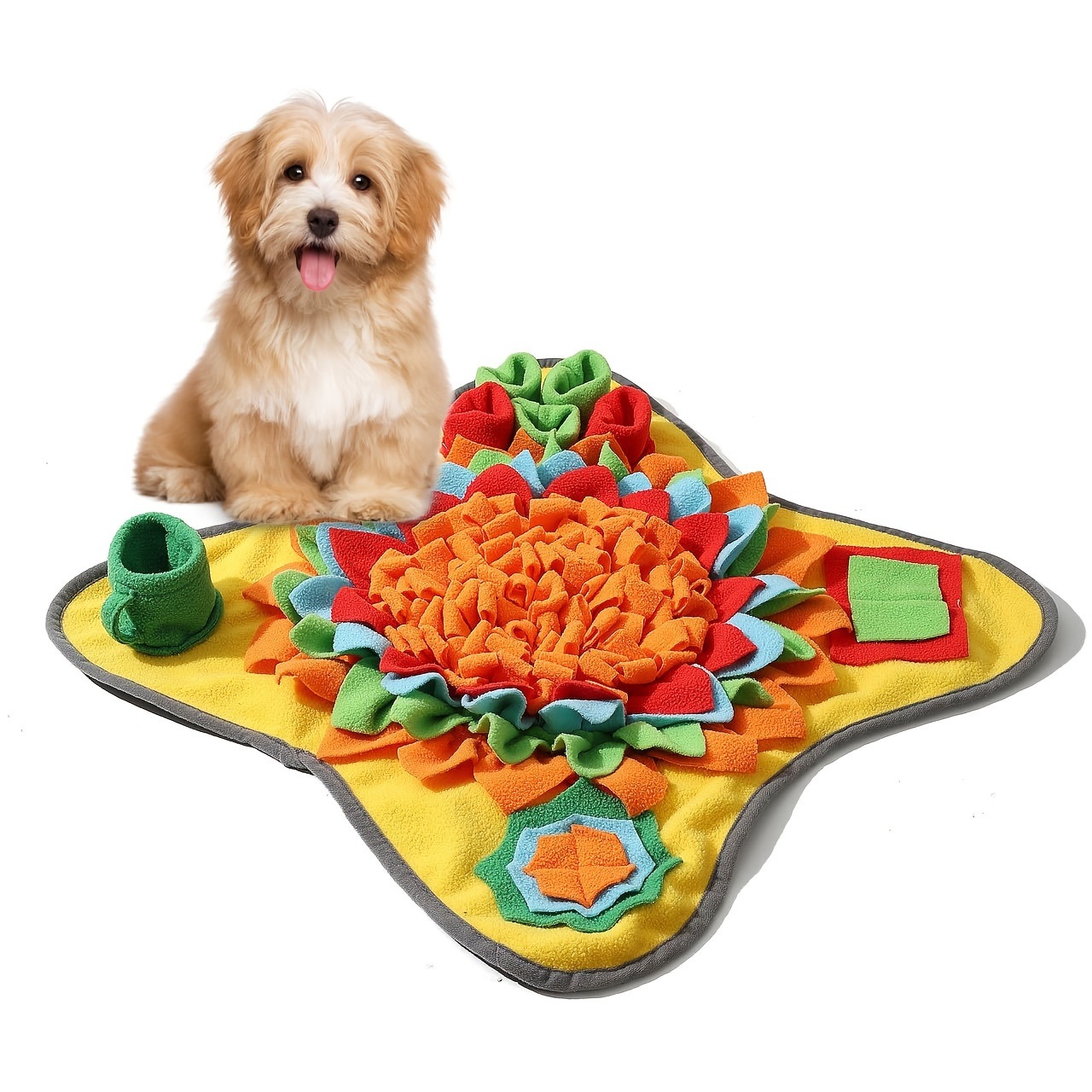 Dog Puzzle Feeder Toy - Keset hewan peliharaan yang baik untuk