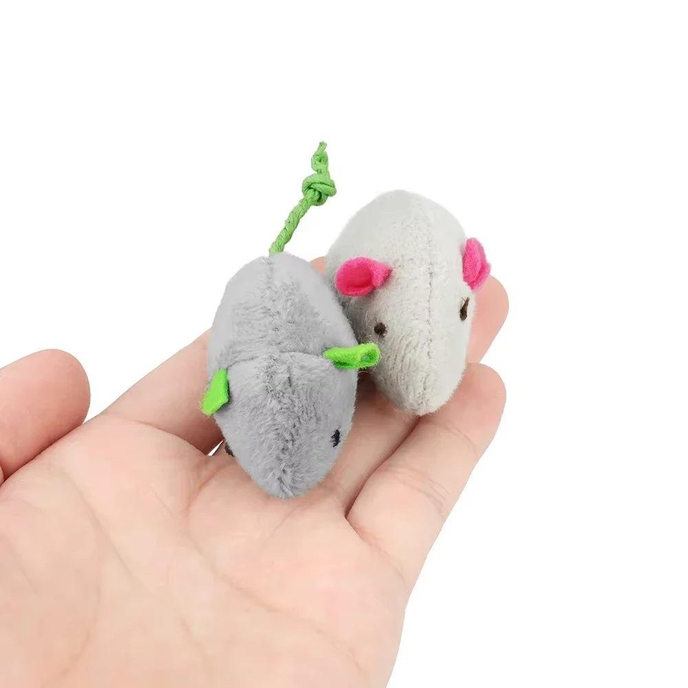 5 Buah Mainan Tikus Kucing Rat - Catnip Interactive Plush Mouse ulasan dan harga