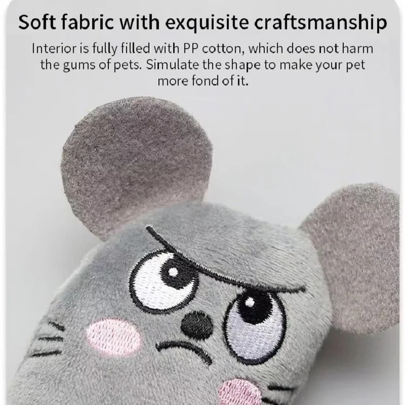 Mainan Kucing Lucu Mainan Kuci - Catnip Interactive Plush Mouse ulasan dan harga