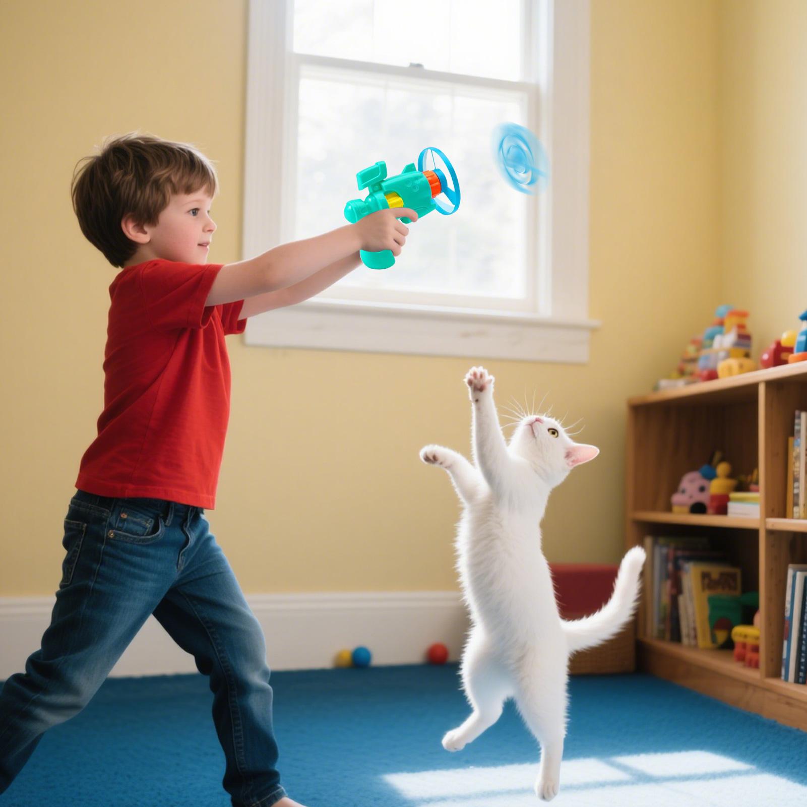 Pistol Piring Terbang Interakt - Flying Disc Dog Training Toy ulasan dan harga