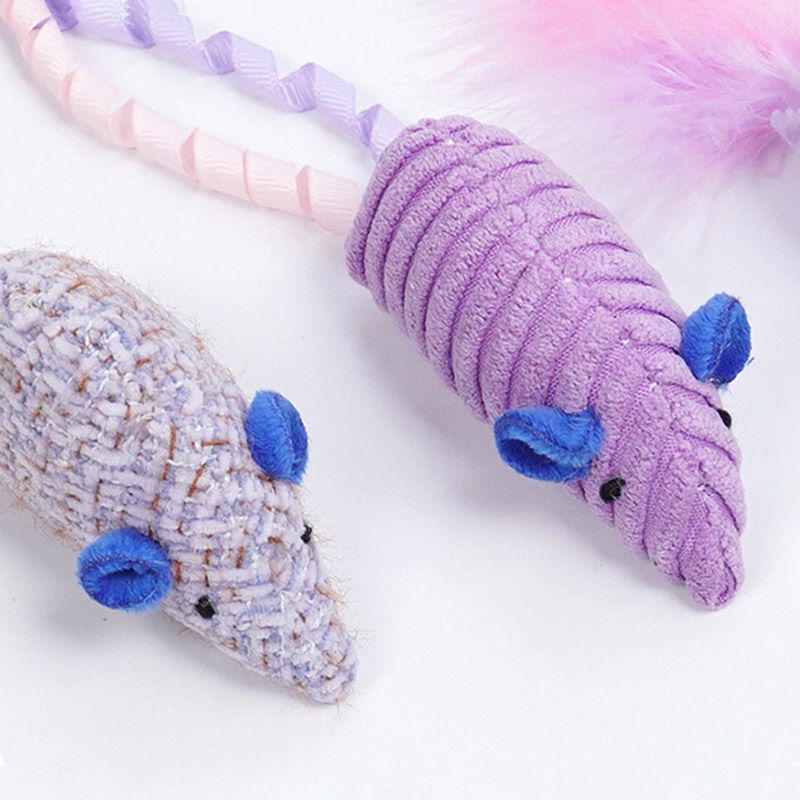 3pcs Mainan Tikus Boneka Reali - Catnip Interactive Plush Mouse ulasan dan harga