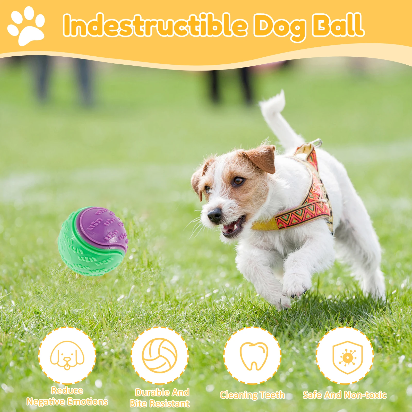 6/12 Buah Mainan Bola Melengki - Interactive Squeaky Plush Dog Toy ulasan dan harga
