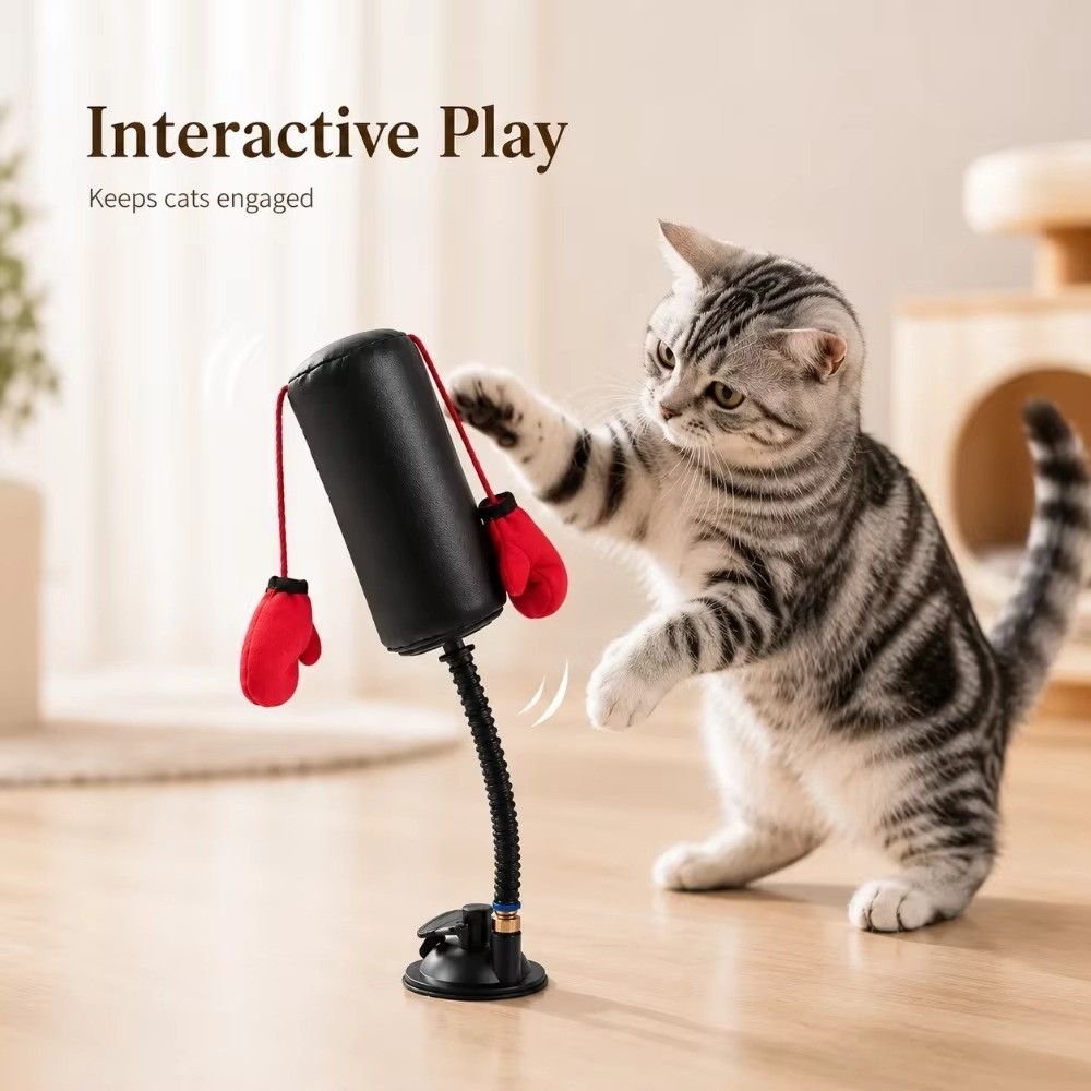 Mainan Tinju Kucing dengan Ala - Interactive Squeaky Plush Dog Toy ulasan dan harga