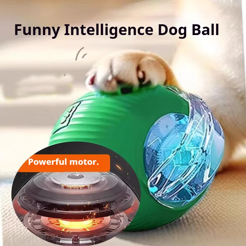 Mainan Bola Interaktif Anjing  - Automatic Moving Dog Ball ulasan dan harga