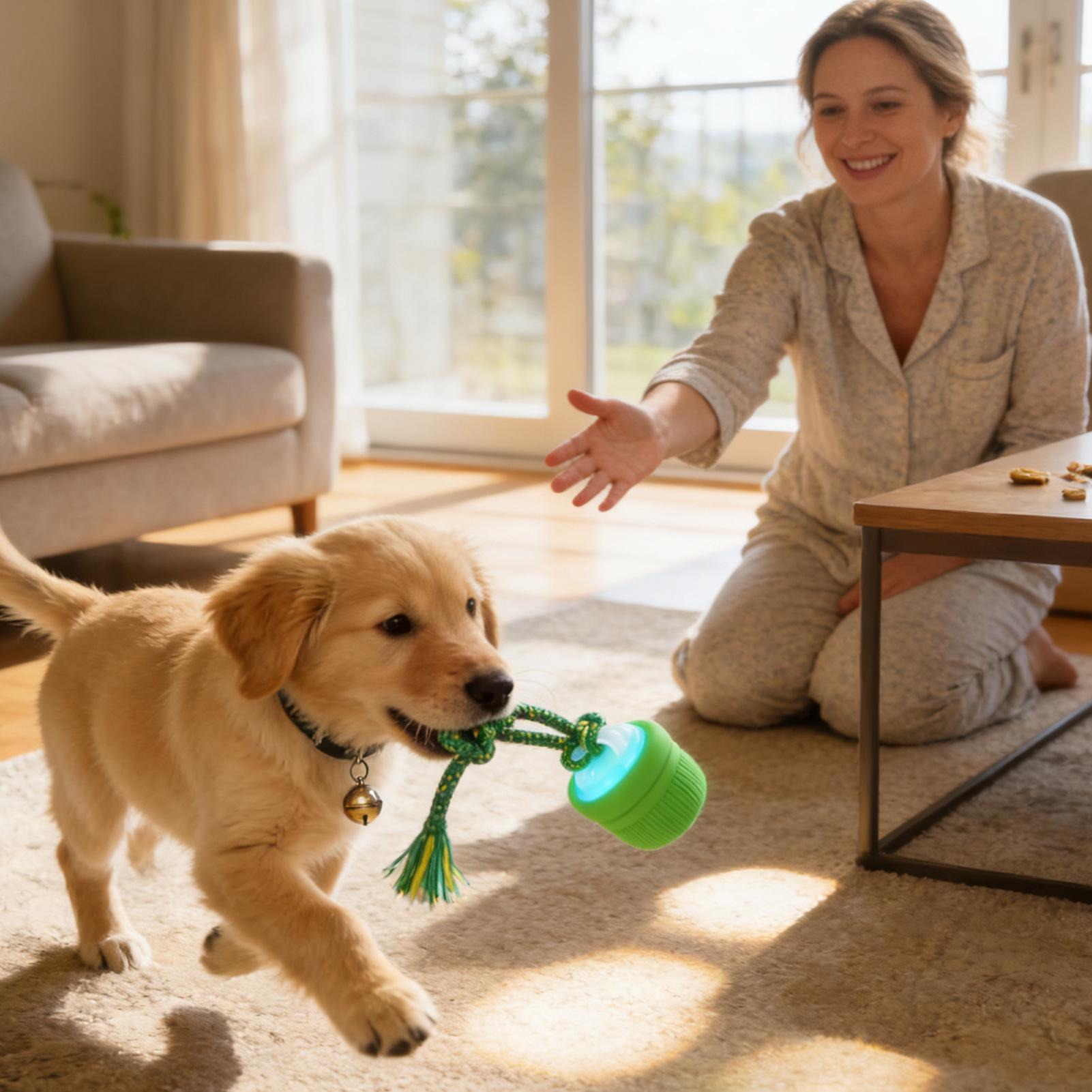 Bola Anjing Interaktif Otomati - Automatic Moving Dog Ball ulasan dan harga