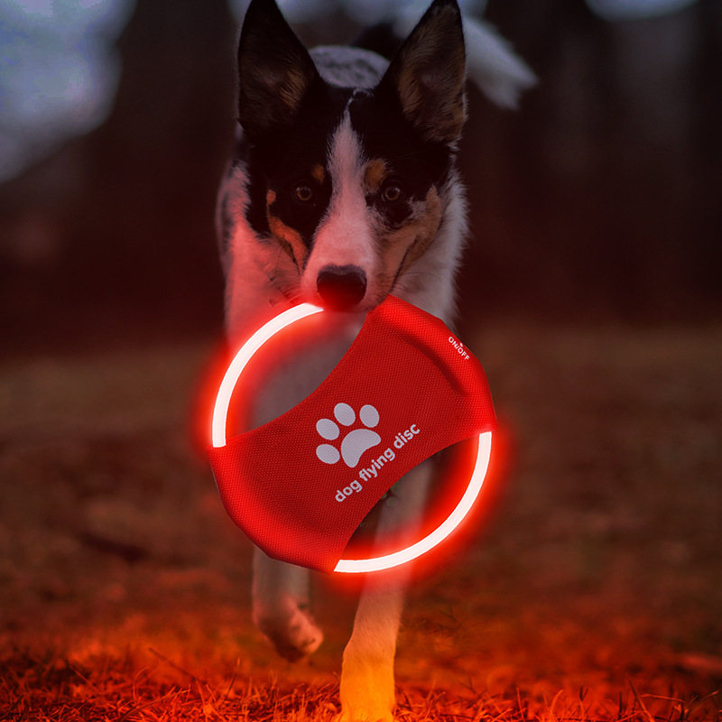 Cakram Terbang LED untuk Anjin - Flying Disc Dog Training Toy ulasan dan harga