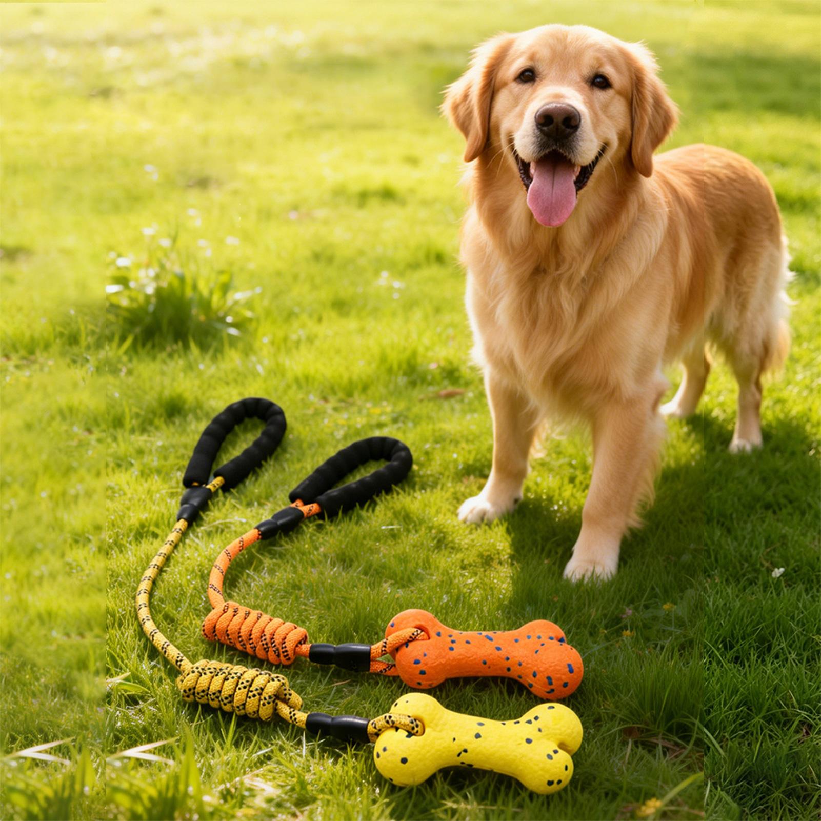 Mainan Tali Kunyah untuk Anjin - Dog Rope Toy Aggressive Chewers ulasan dan harga