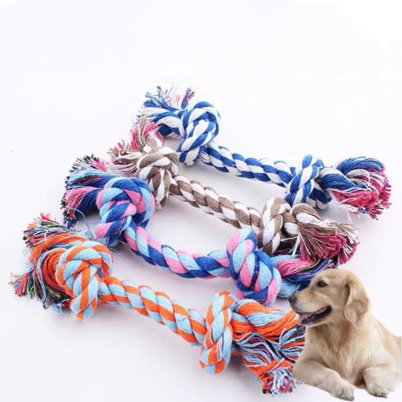 Mainan Anjing Tali Katun Tahan - Interactive Squeaky Plush Dog Toy ulasan dan harga