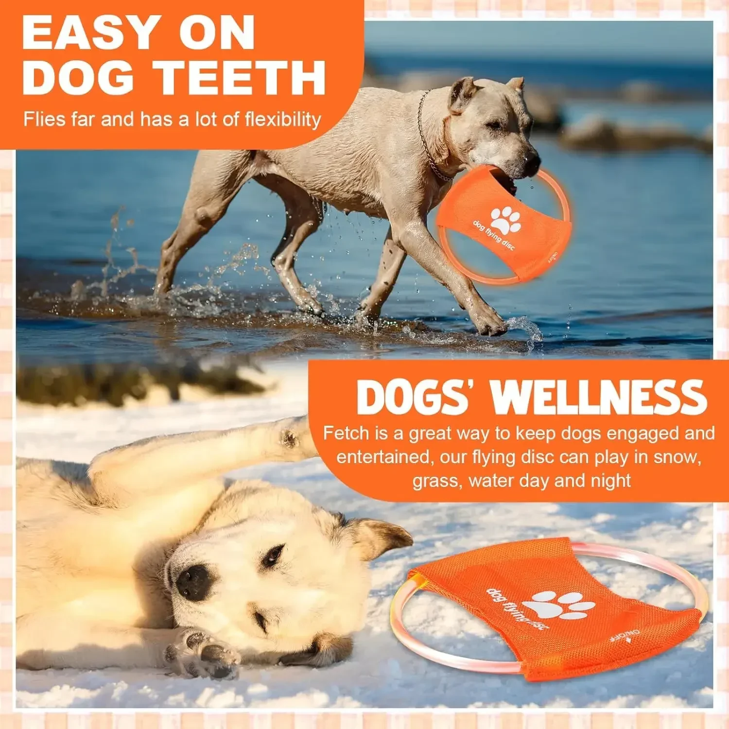 Mainan Anjing Mainan Terbang C - Flying Disc Dog Training Toy ulasan dan harga