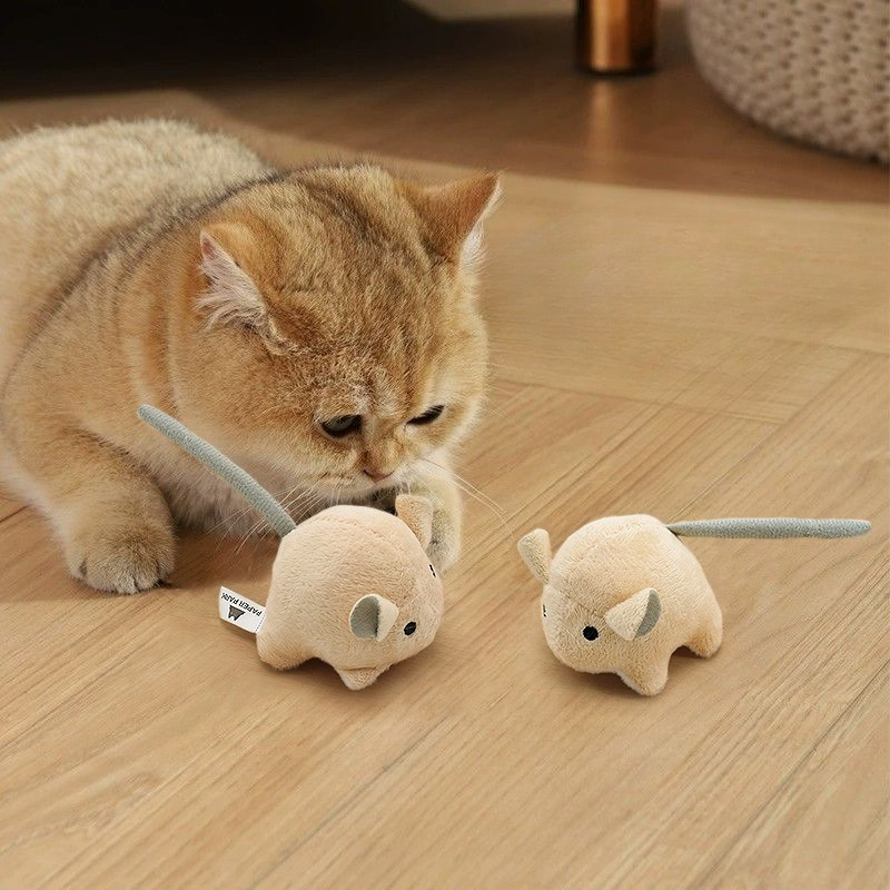 Mainan Kucing Tikus Elektrik B - Catnip Interactive Plush Mouse ulasan dan harga
