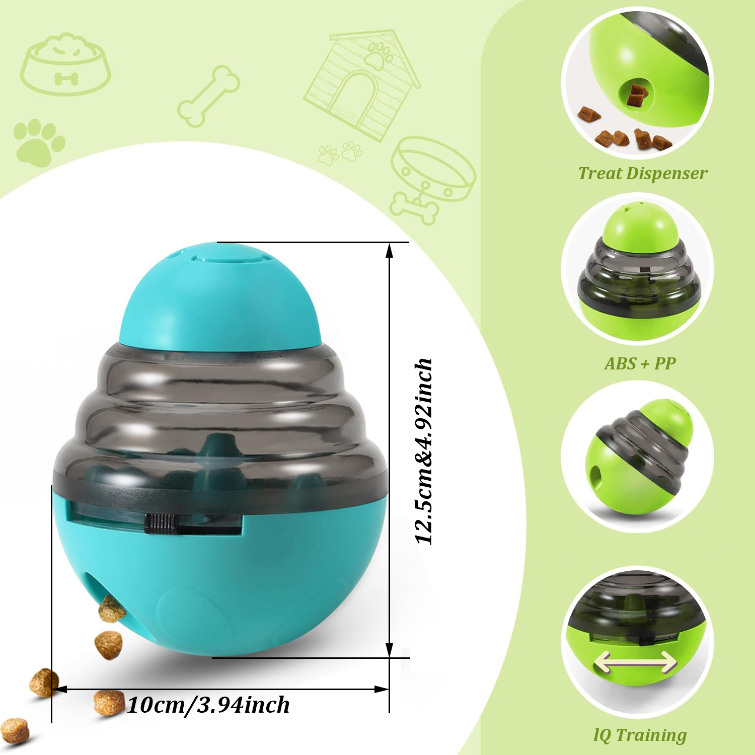 Mainan Dispenser Makanan Inter - Dog Puzzle Feeder Toy ulasan dan harga