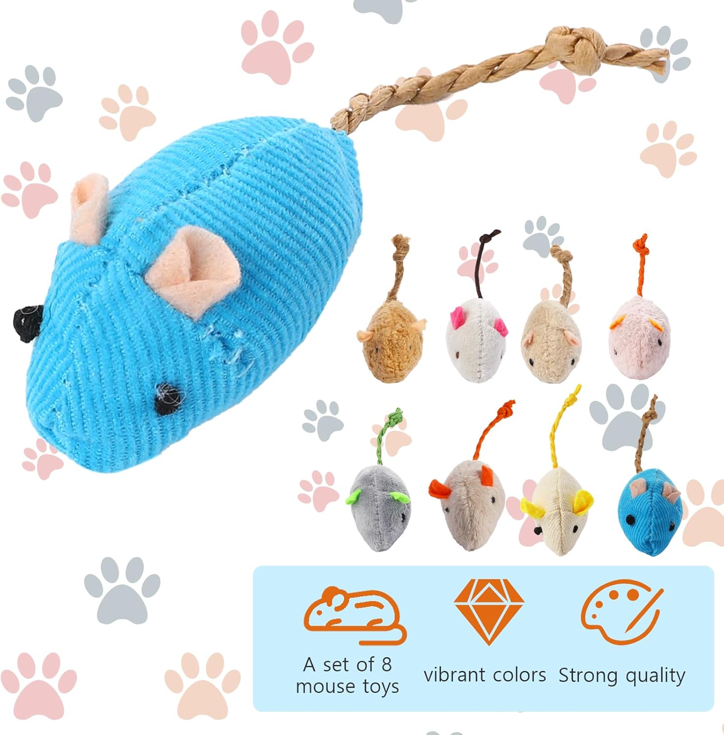 8 mainan kucing dan tikus inte - Catnip Interactive Plush Mouse ulasan dan harga