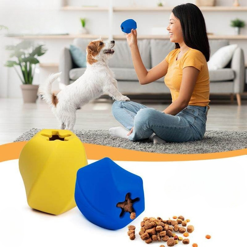 Mainan Dispenser Camilan Anjin - Rubber Treat Dispensing Dog Toy ulasan dan harga