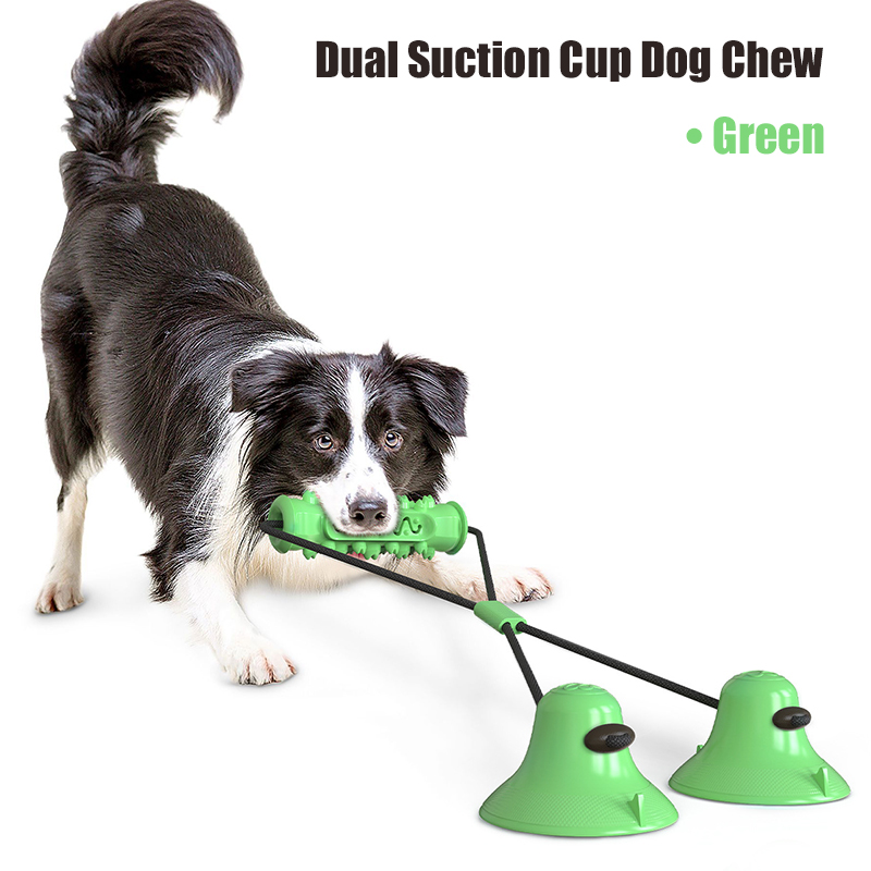 Mainan Tali Gigit Anjing denga - Suction Cup Dog Tug Toy ulasan dan harga
