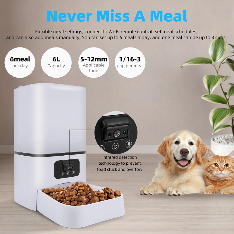 【2026】6L Pengumpan Kucing Otom - Pet Feeders ulasan dan harga