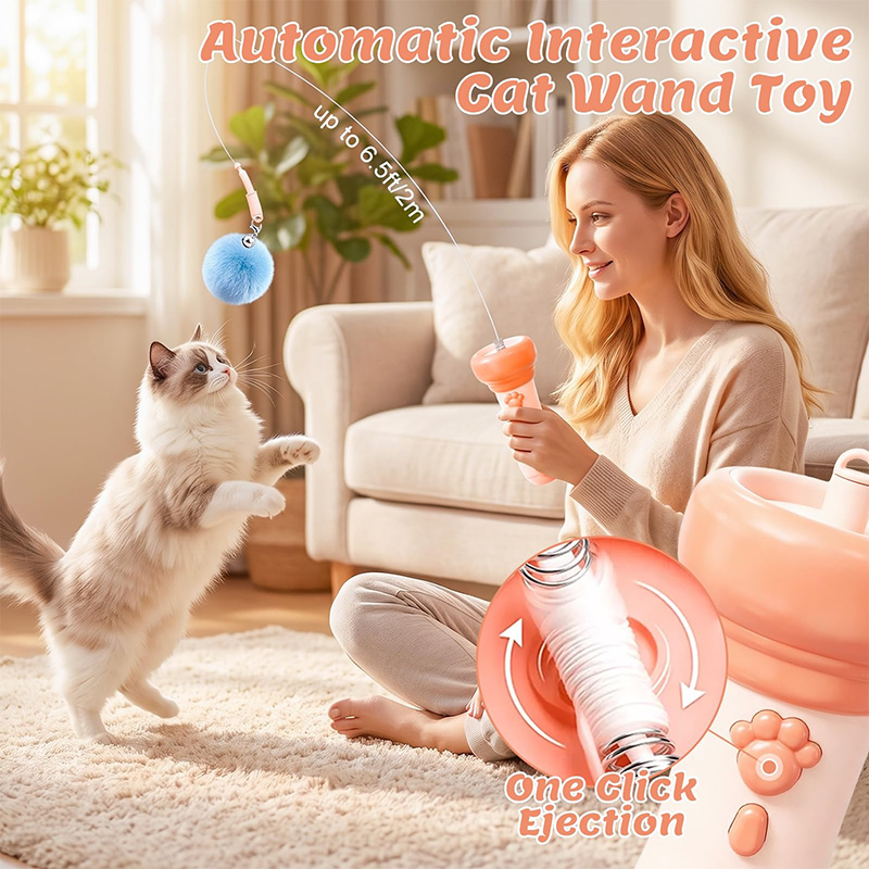 Mainan Kucing Interaktif, Tong - Cat Toys ulasan dan harga