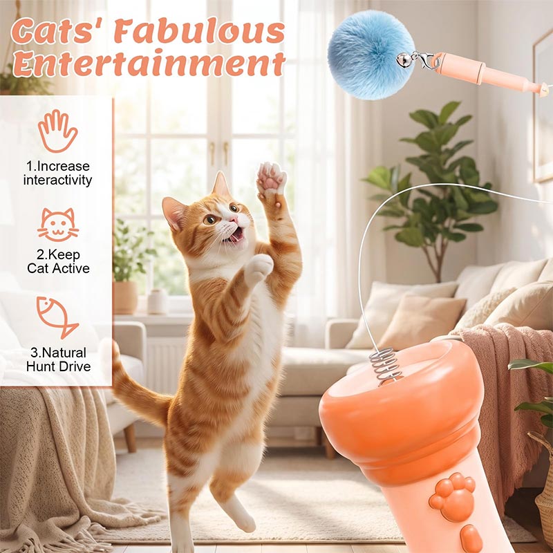 Mainan Kucing Interaktif, Tong - Cat Toys ulasan dan harga