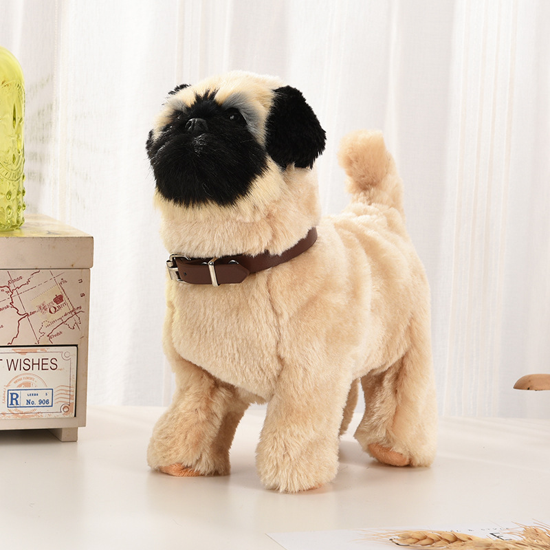 Mainan Anjing Mewah Elektronik - Interactive Squeaky Plush Dog Toy ulasan dan harga