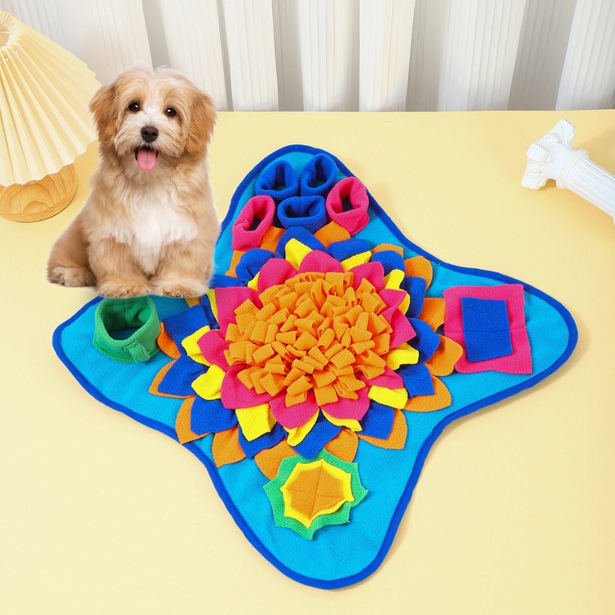 Keset hewan peliharaan yang ba - Dog Puzzle Feeder Toy ulasan dan harga