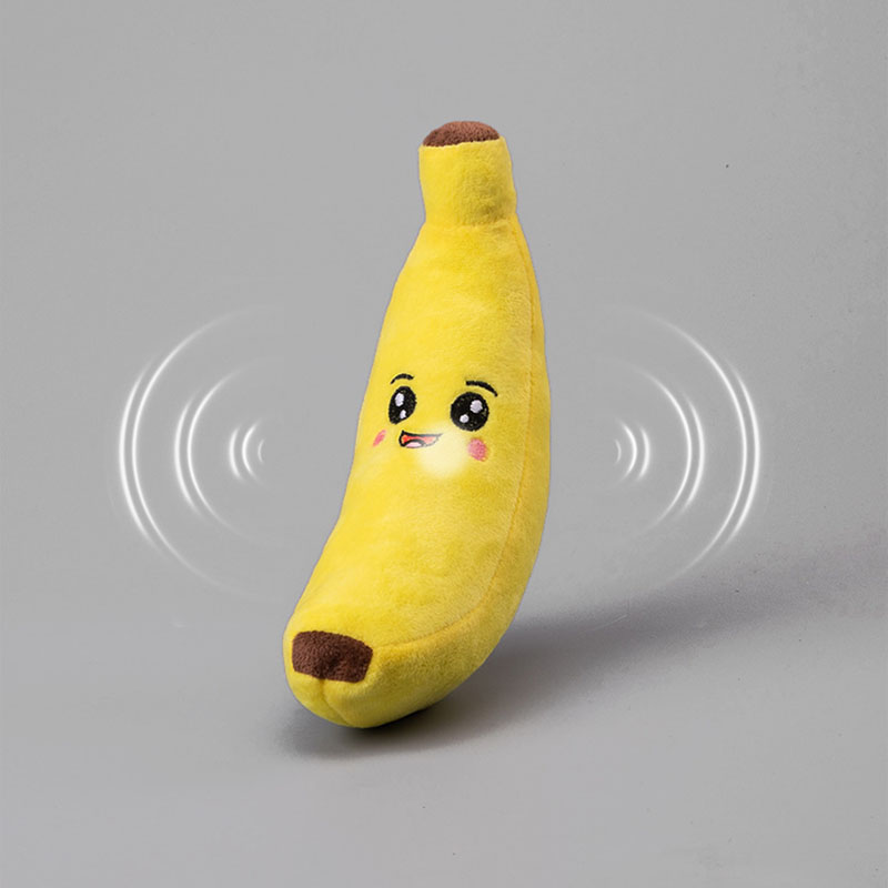 Mainan Anjing Plush Pisang Ber - Interactive Squeaky Plush Dog Toy ulasan dan harga
