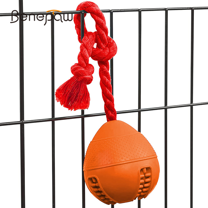 Benepaw mainan anjing interakt - Rubber Treat Dispensing Dog Toy ulasan dan harga
