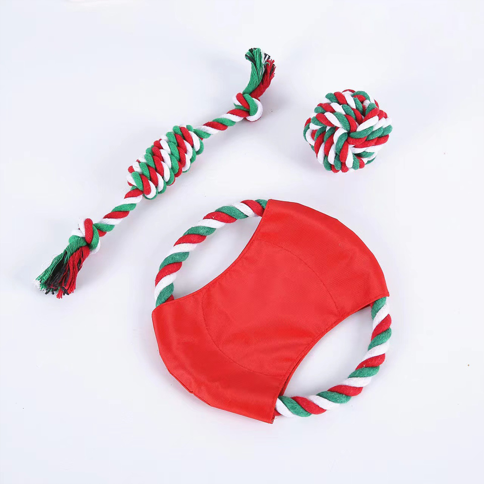 Set Mainan Tali Kunyah Anjing, - Dog Rope Toy Aggressive Chewers ulasan dan harga