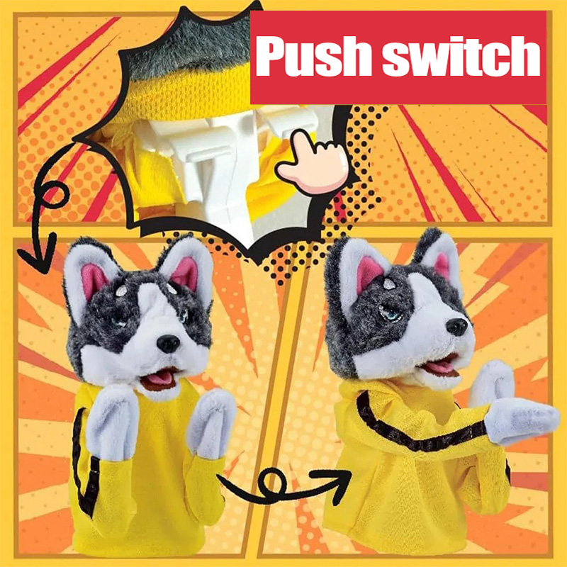 Mainan Sarung Tangan Kung Fu H - Interactive Squeaky Plush Dog Toy ulasan dan harga